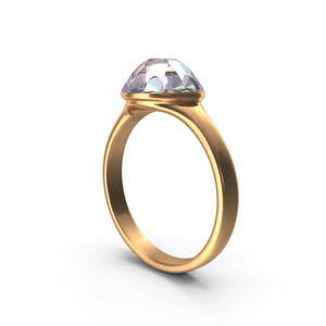 Elegant Diamond Gold Ring