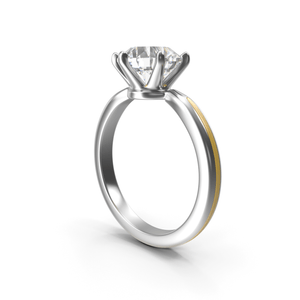 Shiny Silver Elegance Ring